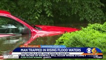 `Heroes` Rescue 85-Year-Old Driver Trapped in Rising Waters