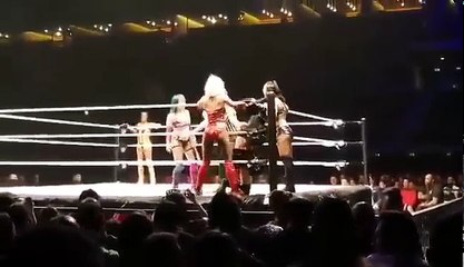 IIconics (Billie Kay and Peyton Royce) and Lana vs Asuka and Naomi - WWE Budapest May 14th 2018