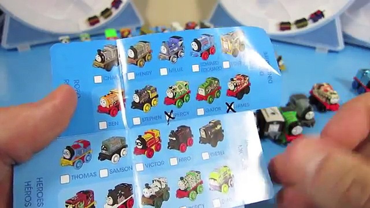 THOMAS AND FRIENDS MINIS CHECKLIST 70+ TANK ENGINES LOCOMOTIVE DINO ROBO NEON METALLIC