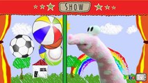 Ball Song - Colors, Puppet & ball learning for children kids baby toddlers preschool