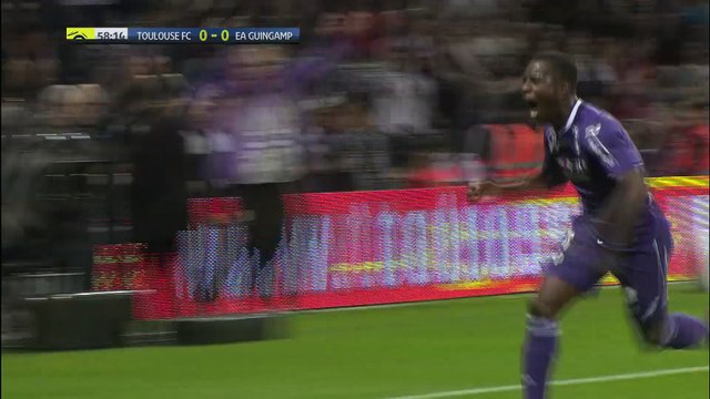 L'ouverture du score de Max-Alain Gradel contre Guingamp