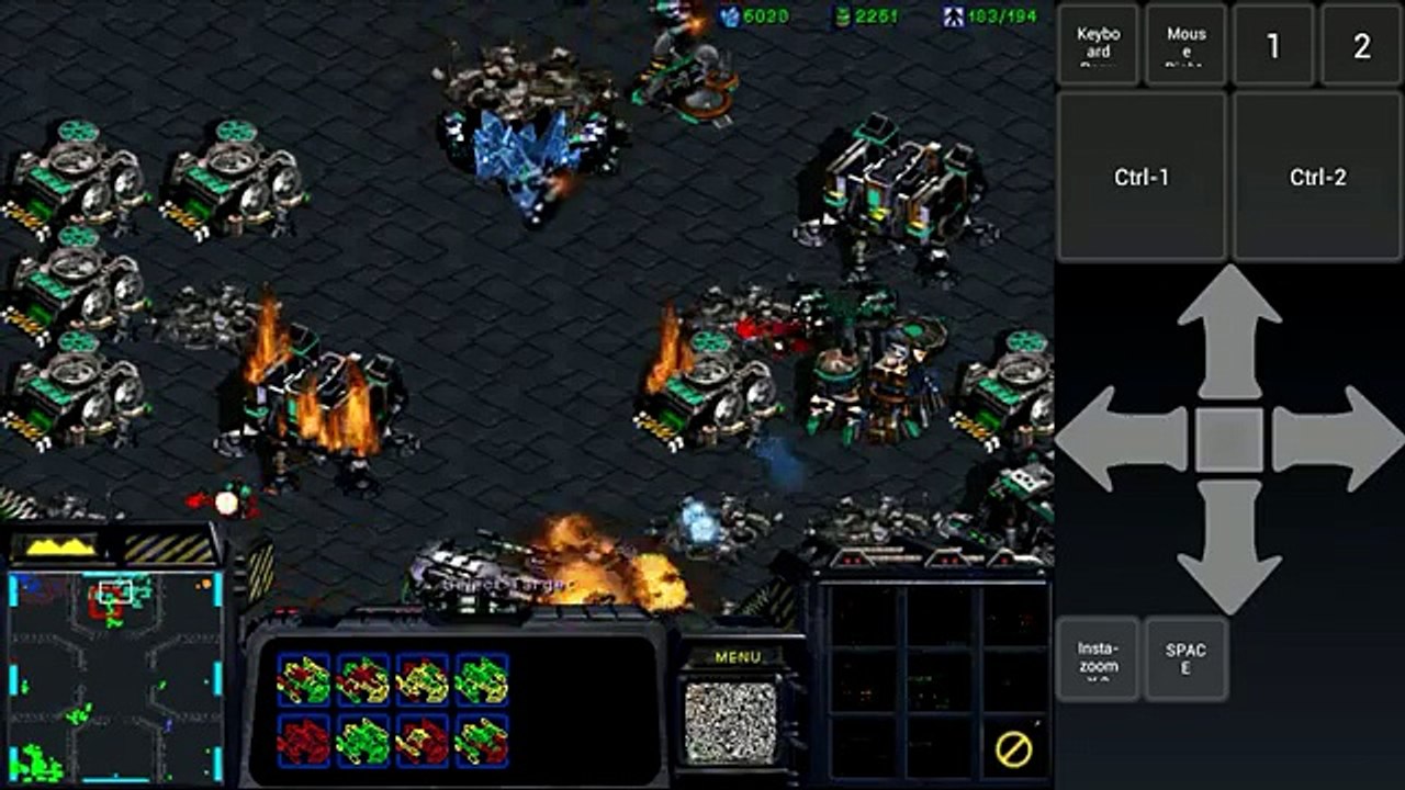 Starcraft played by Galaxy S3 LTE (Winulator)