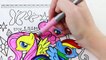 My Little Pony Fluttershy Pinky Pie Rainbow Dash Speed Coloring Page