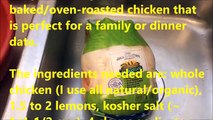 Delicious and healthy recipe for baked/oven roasted whole chicken