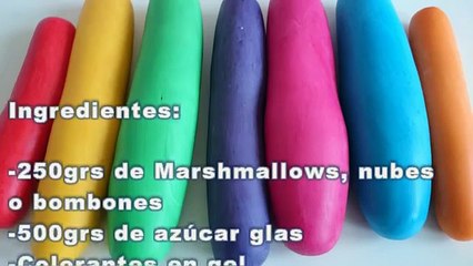 Fondant casero de colores fácil y económico Postres Mil