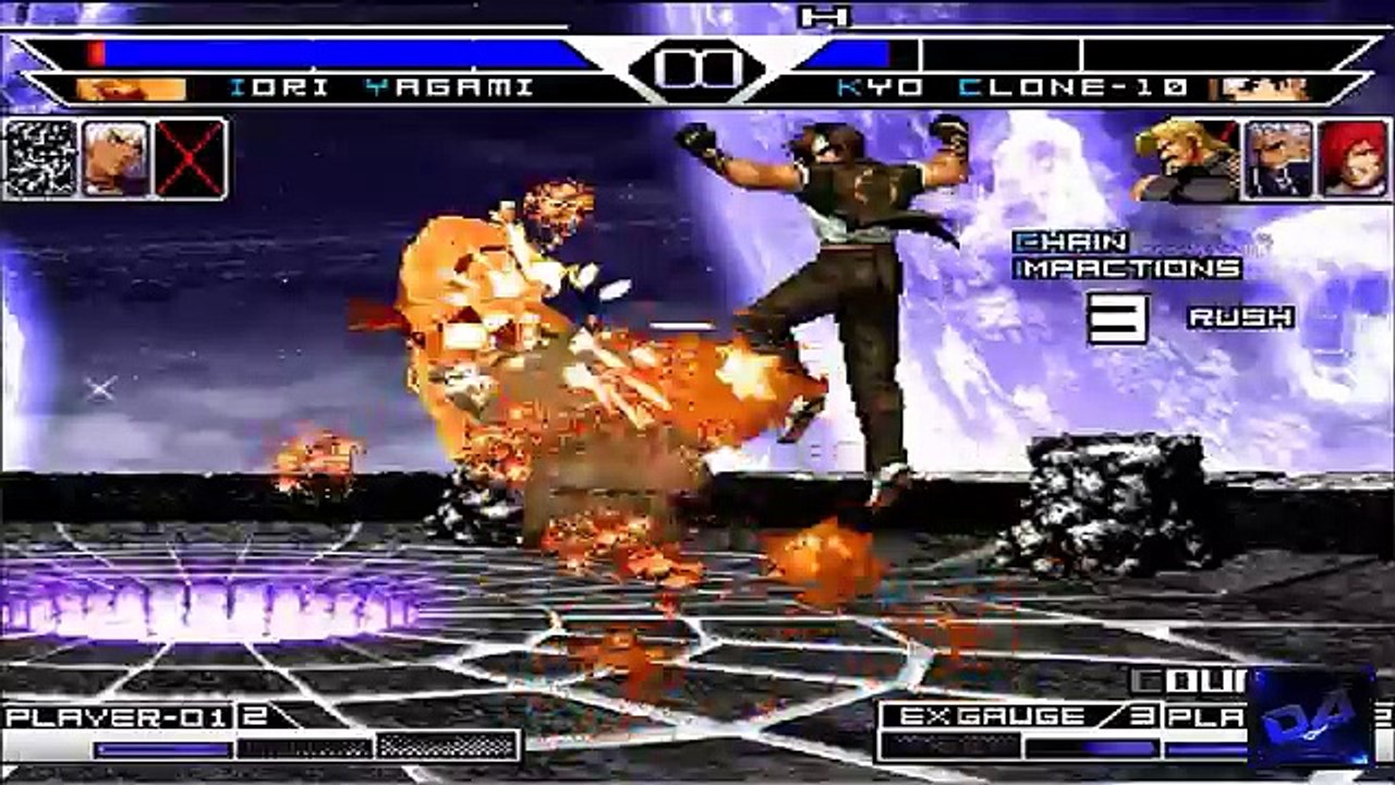 KOF MUGEN ORIGINAL TEAM VS CLONE TEAM