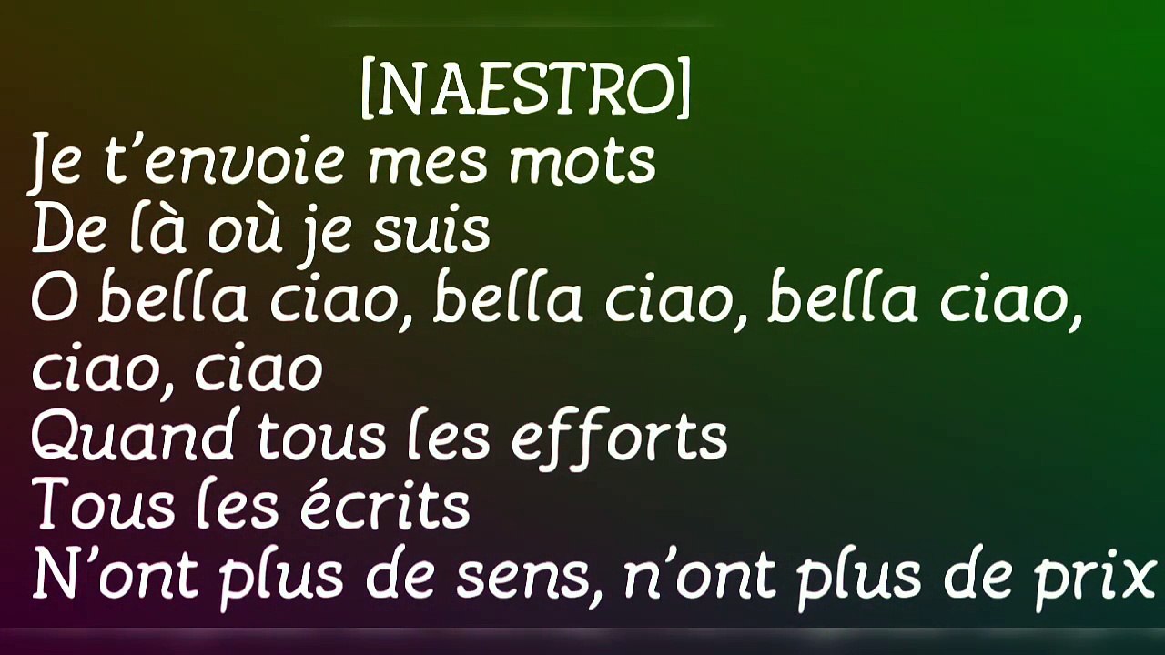 Maître Gims Vitaa Dadju - Bella Ciao ( Paroles...