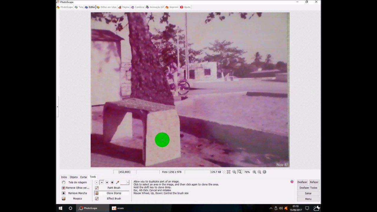 Editing in Photoscape