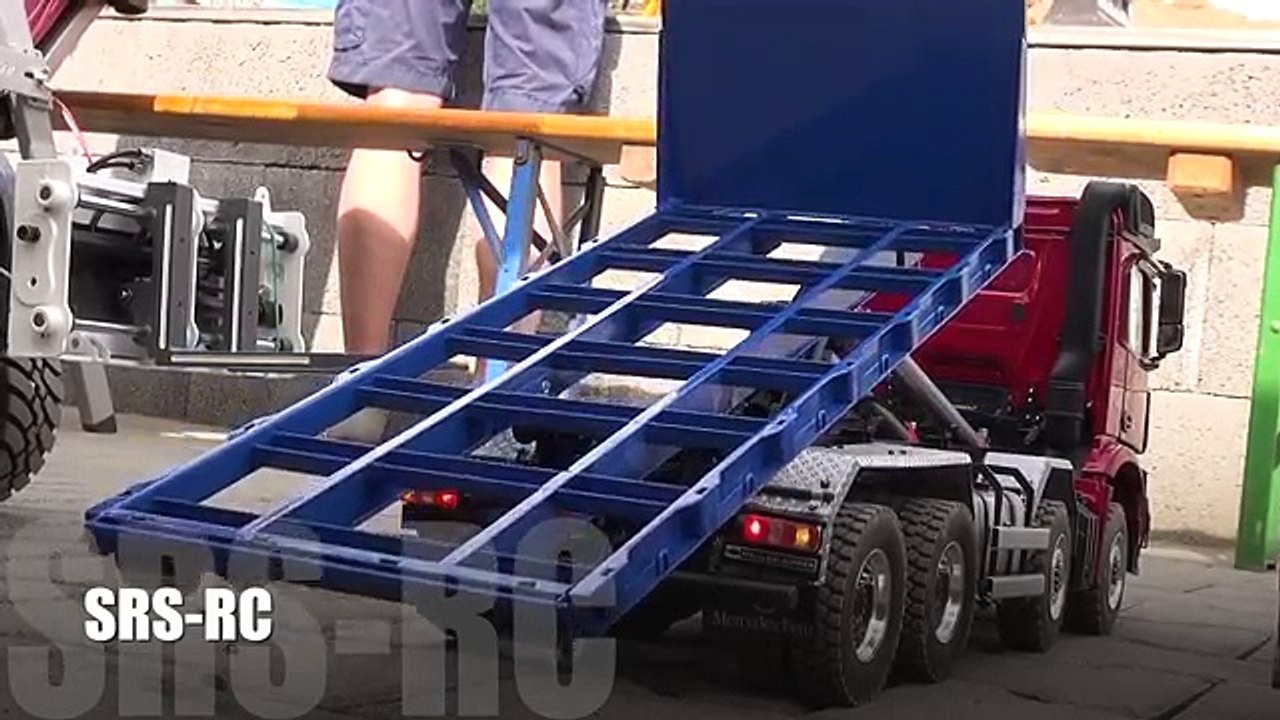 BIG; HEAVY TIMBER TRANSPORTATION! LOG GRAB! MB AROCS & MAN ROLL ON/ OFF TIPPER! ROADWORKER!