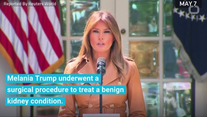 Melania Trump Recovers From Kidney Procedure At The White House