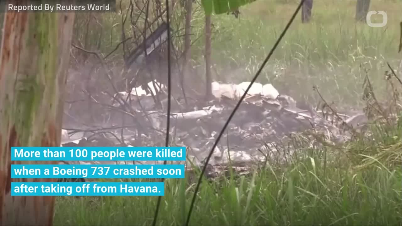 Plane Crashes In Cuba