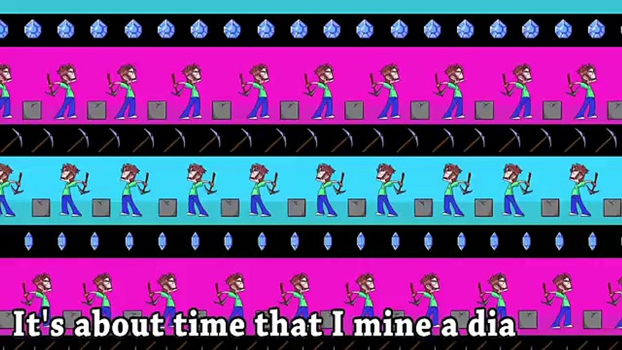 MINECRAFT SONG: Mine the Diamond 10 Minute Version (Animated Music ...