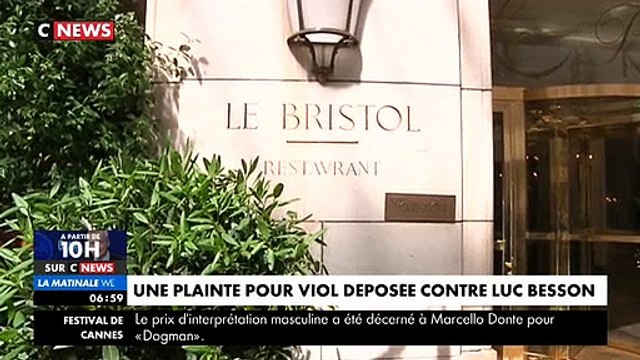 Une comédienne accuse Luc Besson de l'avoir droguée et violée jeudi soir dans un grand hôtel parisien près des Champs Elysées