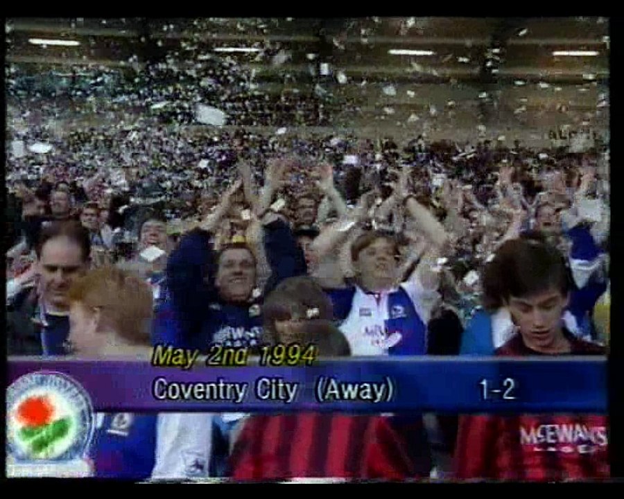 Coventry City - Blackburn Rovers 02-05-1994 Premier League