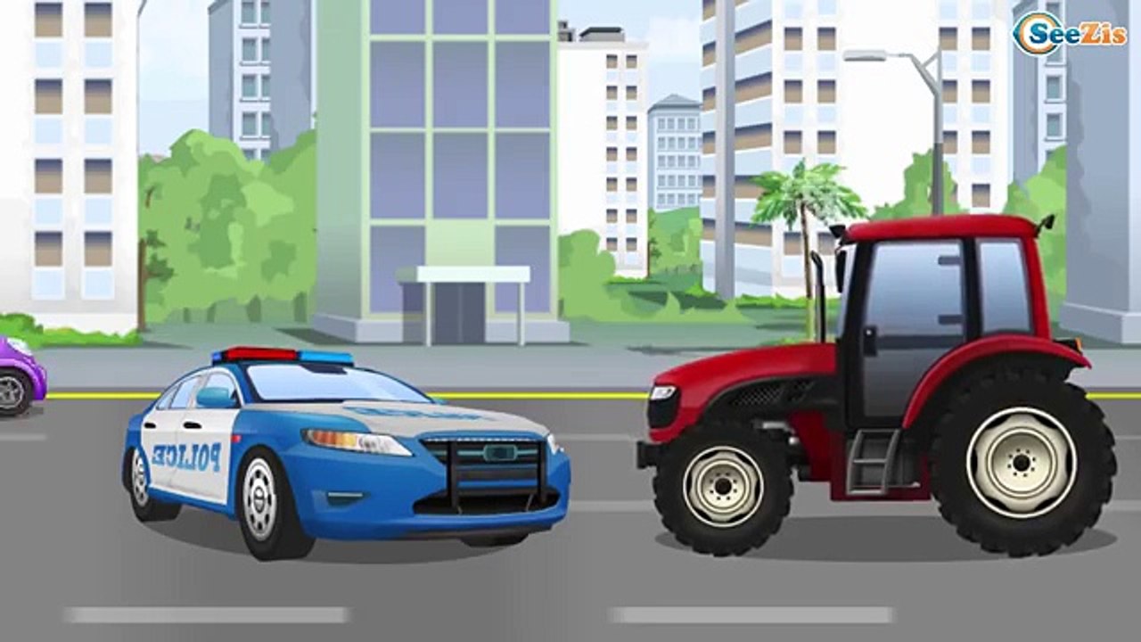 La Voiture de police Curieux 20 minutes COMPILATION | Dessin animé pour les enfants