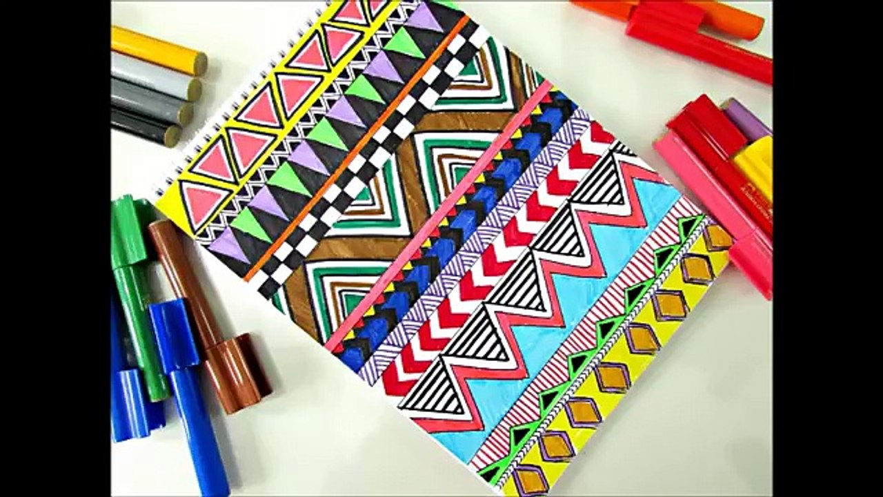 DIY-TRIBAL PRINT DOODLE