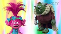 Princess POPPY Troll VS KING GRISTLE Bergen - Trolls Movie 2016 Coloring Pages DUEL   3 Bonus Duels