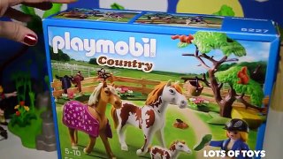 Playmobil Country Horse Stable, Horses, Pony, and Accessories by Lots of Toys