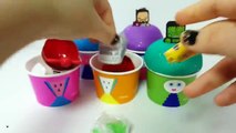 Superhero Ice cream Scoops Pokemon Surprise Eggs Pla-Doh Finger Family Nursery Rhymes Learn Colors