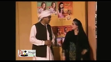 Best of Sohail Ahmed (Azizi) with Wife, Mastana, Funny Punjabi Stage Drama Video Clip