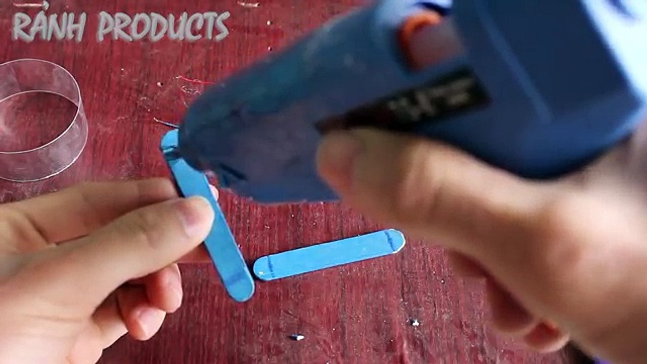 Làm quạt điện mini cầm tay sạc được | tự làm đồ chơi