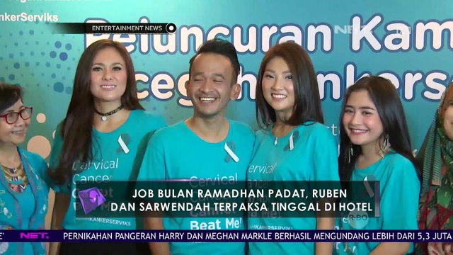 Job Bulan Ramadhan Padat, Ruben & Sarwendah Terpaksa Tinggal Di Hotel