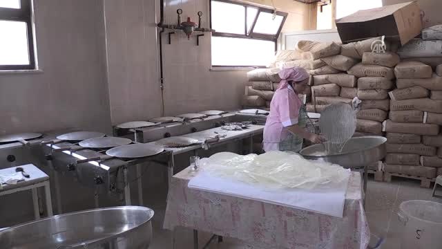 Güllaç Üreticilerinin Ramazan Mesaisi