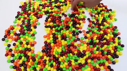 Learn to Count from 0 to 20 with Skittles! Learn Numbers with Skittles!