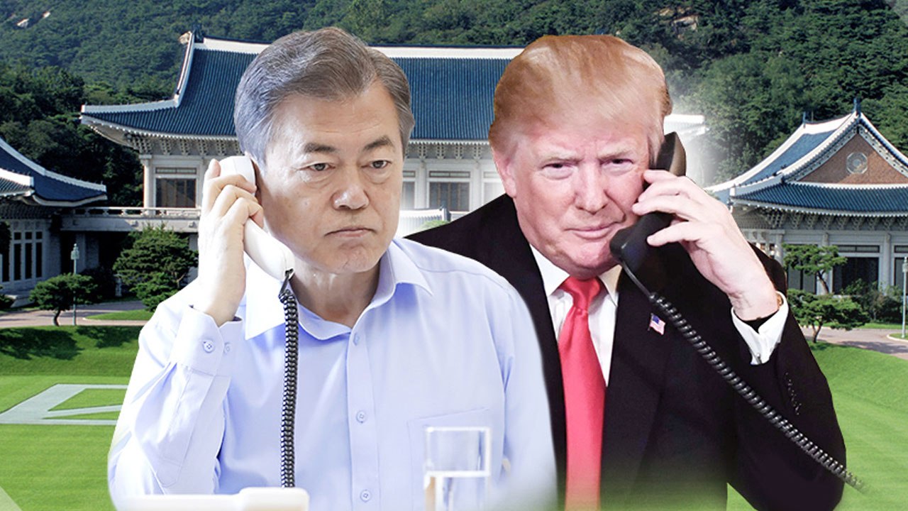 한미 정상 11일만에 통화..."북한 반응 의견 교환" / YTN