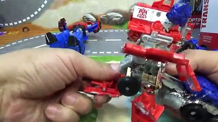 옵티머스 프라임 트랜스포머4 플래티넘 보이저 크롬 도금 버전 변신로봇 장난감 리뷰