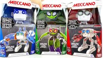 Robot STEM Toys - Meccano Micronoid Unboxing and Review - Switch, Basher and Socket