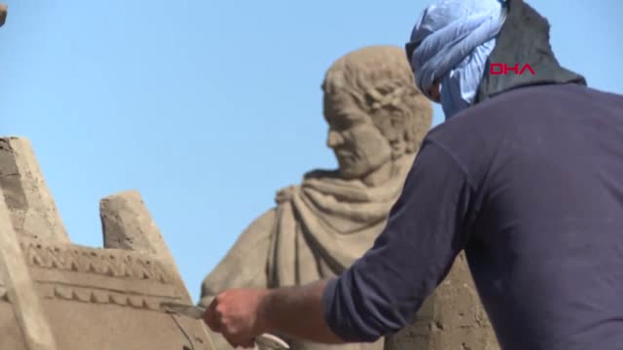 Antalya-Kum Heykeller Sezonu Açtı-Hd