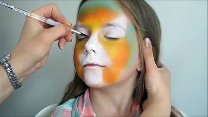 Malowanie buziek twarzy Tygrys / Tiger Face Painting Design Tutorial #2