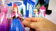 ANNA E ELSA BONECAS COM VESTIDOS MAGICLIP E MINI CASTELO DA ELSA! Disney Frozen Brinquedos