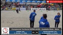 Championnats Régionaux Rhône-Alpes 2018 : Huitième mixte Rhône VS Haute-Savoie
