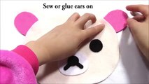 4 Cute DIYs: DIY Rilakkuma Handbag Cat Headphone Lemon Cup Coaster Chocolate Cookie Toy