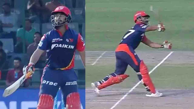 IPL 2018 : Rishabh Pant slams one handed six on Mustafizur Rehman | वनइंडिया हिंदी