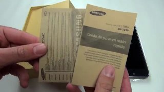 Déballage (UNBOXING) et première utilisation de la Samsung Galaxy Tab 4 7.0 | Français HD