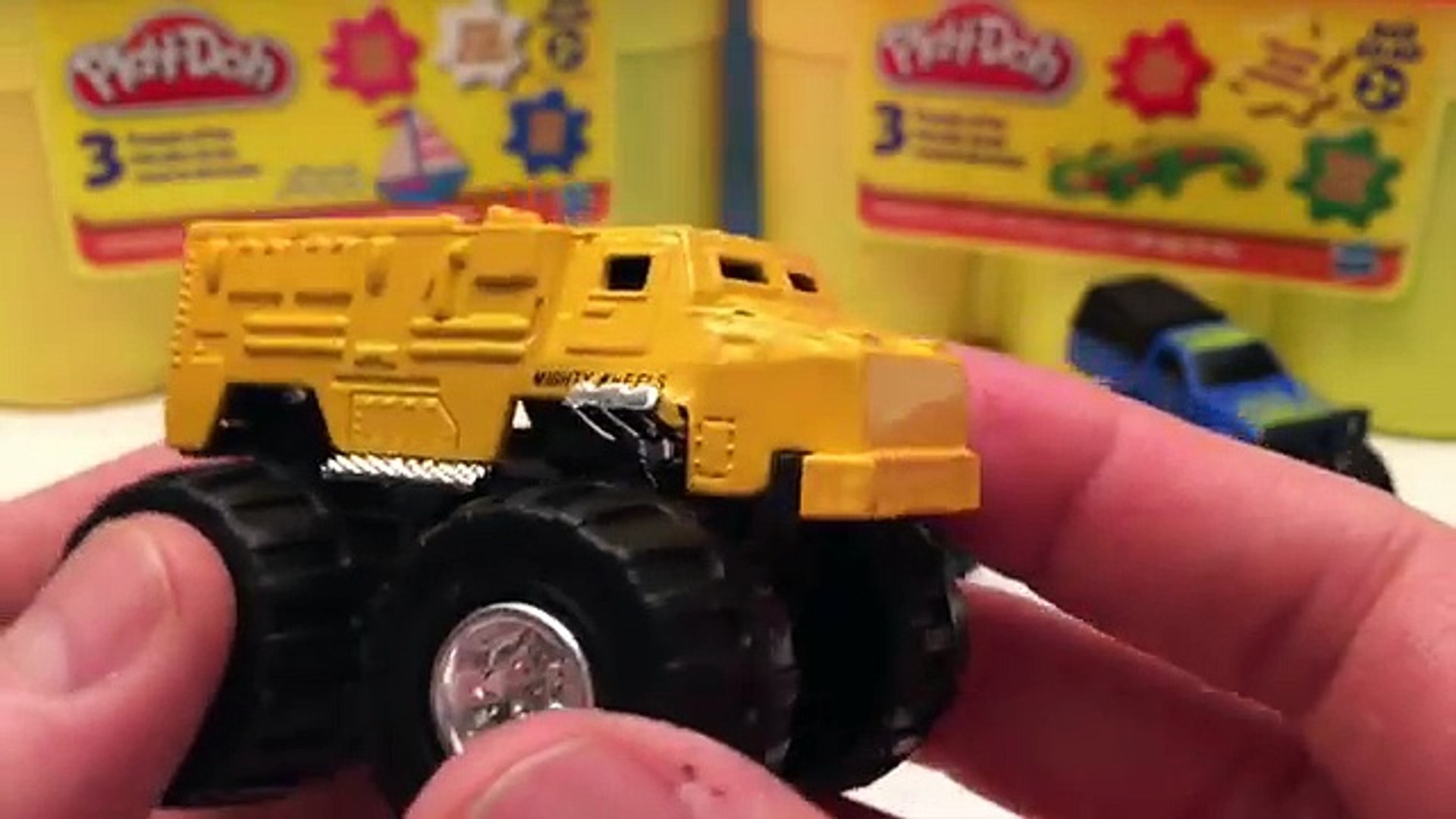 monster truck play doh