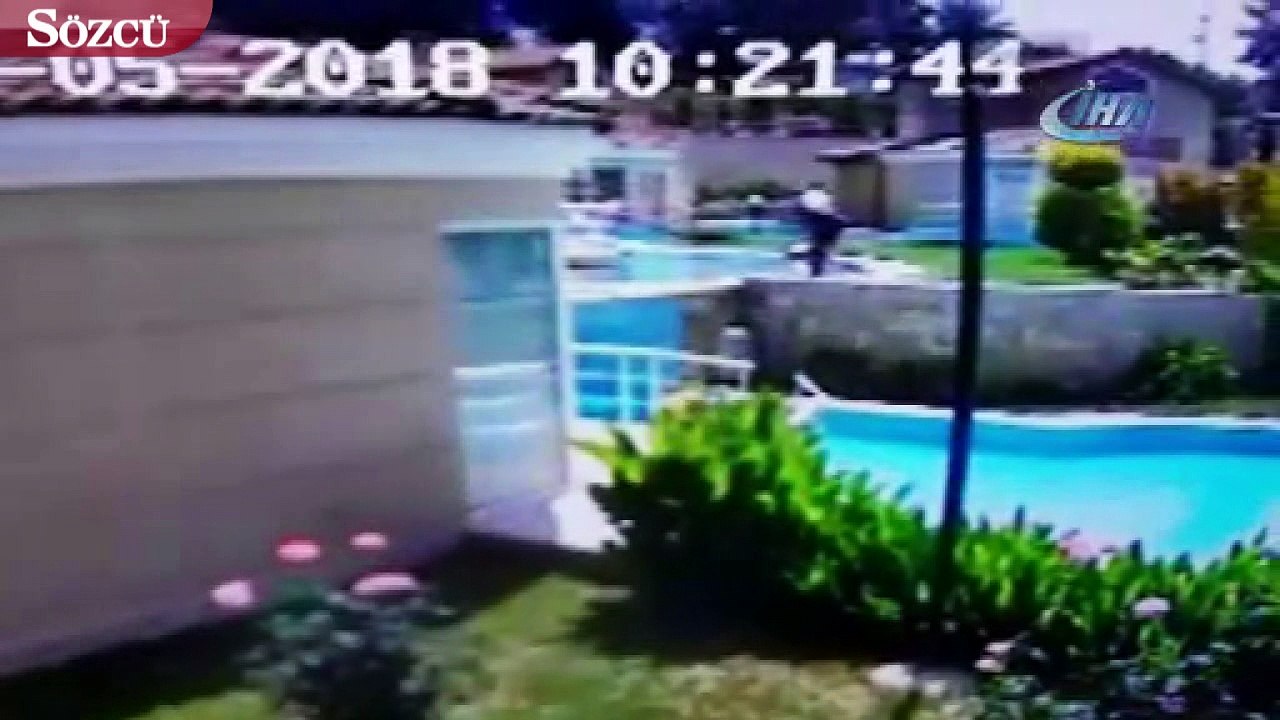 Site havuzunda korkunç olay