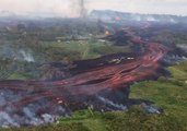 Residents Evacuated as Flowing Lava Causes Brush Fires