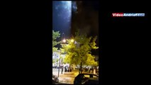 Panico ad Andria: fuochi d'artificio e lanterne in Piazza Catuma. Arresti e sanzioni previsti dal codice penale. Quando gli interventi?