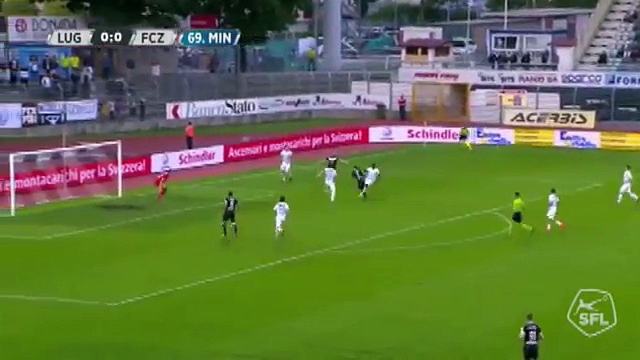 Lugano 1:0 Zurich (Switzerland. Super League. 19 May 2018)
