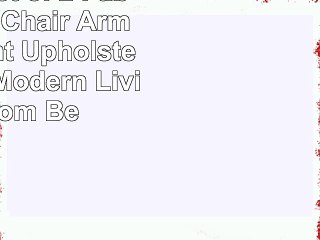 Giantex Set of 2 Fabric Dining Chair Armless Accent Upholstered Wood Modern Living Room