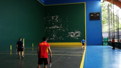 Frontenis semifinal 1 master división de honor set 3