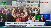 Şampiyon Galatasaray Florya'da Taraftarıyla Buluştu. Fatih Terim ve Futbolcu Röportajları