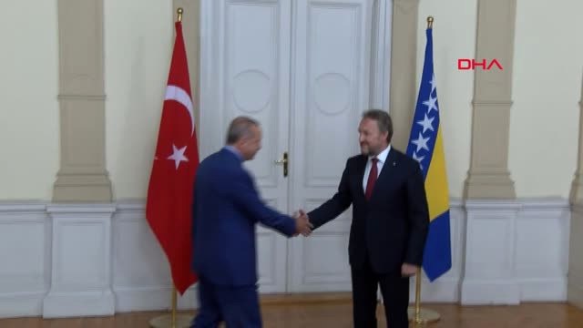 Cumhurbaşkanı Erdoğan, Bakir İzzetbegovic ile Bir Araya Geldi