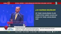 Cumhurbaşkanı Erdoğan, Saraybosna'da İstiklal Marşı