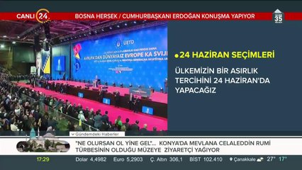 Cumhurbaşkanı Erdoğan, Bosna Hersek'te
