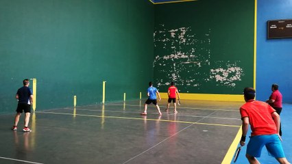 Frontenis semifinal 1 master división de honor set 1 ultimos tantos